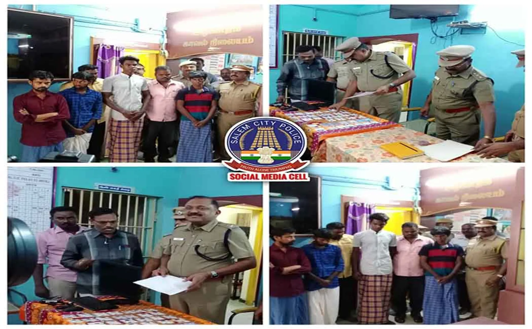 fake aadhaar cards, pan cards centre salem district attur police arrested 